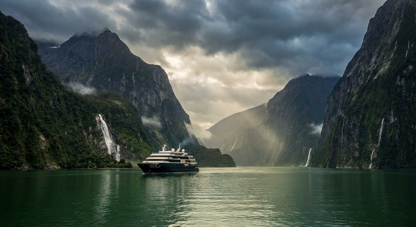 New Zealand cruise destination
